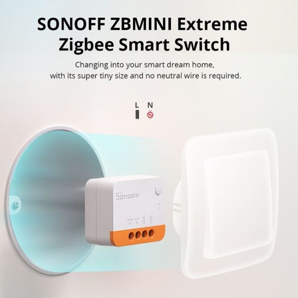 SONOFF ZBMINI L2 Single Fire Dual Control Intelligent On / Off Switch Module Cell Phone Remote Voice Control Switch - Image 2