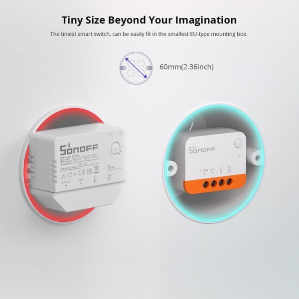 SONOFF ZBMINI L2 Single Fire Dual Control Intelligent On / Off Switch Module Cell Phone Remote Voice Control Switch - Image 3