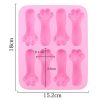8 Grids Cats Claw DIY Baby Teething Silicone Molds Cake Baking Mould (Pink) - Image 3