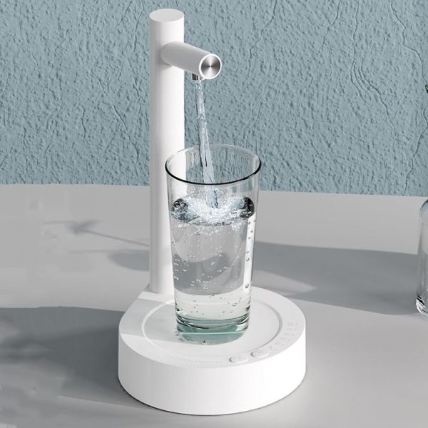 Intelligent Drinking Water Pump Desktop Water Bottle Dispenser 7 Levels Of Dispensing (White) - Image 2