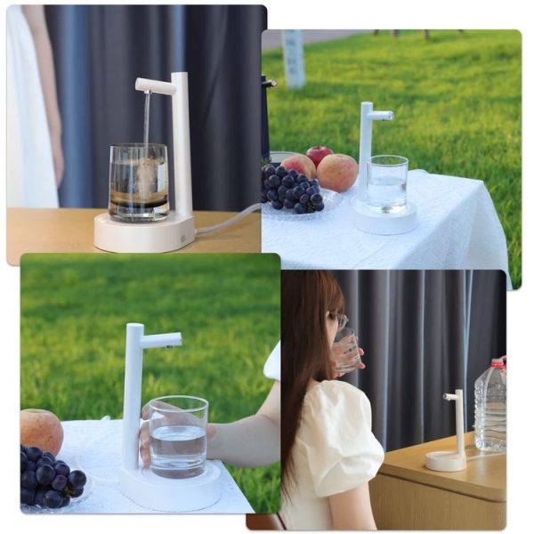 Intelligent Drinking Water Pump Desktop Water Bottle Dispenser 7 Levels Of Dispensing (White) - Image 8