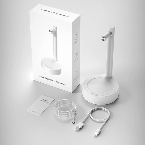 Intelligent Drinking Water Pump Desktop Water Bottle Dispenser 7 Levels Of Dispensing (White) - Image 9