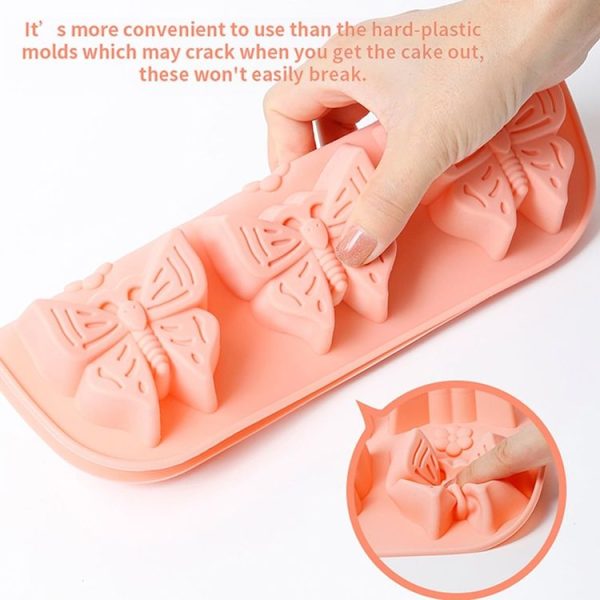 Cheese Jelly Cake Mold Household Silicone Mousse Baking Tray (Love) - Image 7