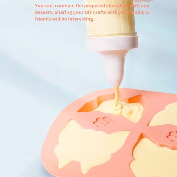 Cheese Jelly Cake Mold Household Silicone Mousse Baking Tray (Love) - Image 8