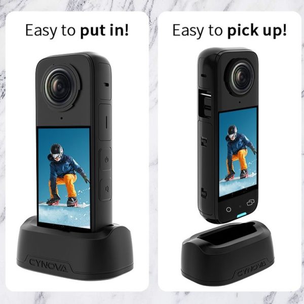 Insta360 X4 CYNOVA Silicone Base Upright Holder Desktop Support Stand - Image 6