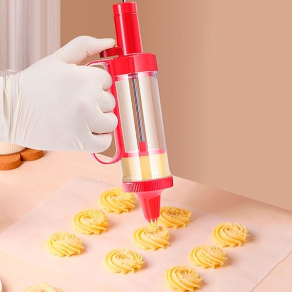 Cookie Biscuit Mold Decorator Set Baking Decoration Nozzle Tools (White) - Image 10