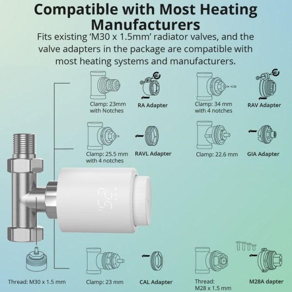 SONOFF TRVZB Zigbee Temperature Control Valve Intelligent Heating Anti-freezing APP Remote Control - Image 12