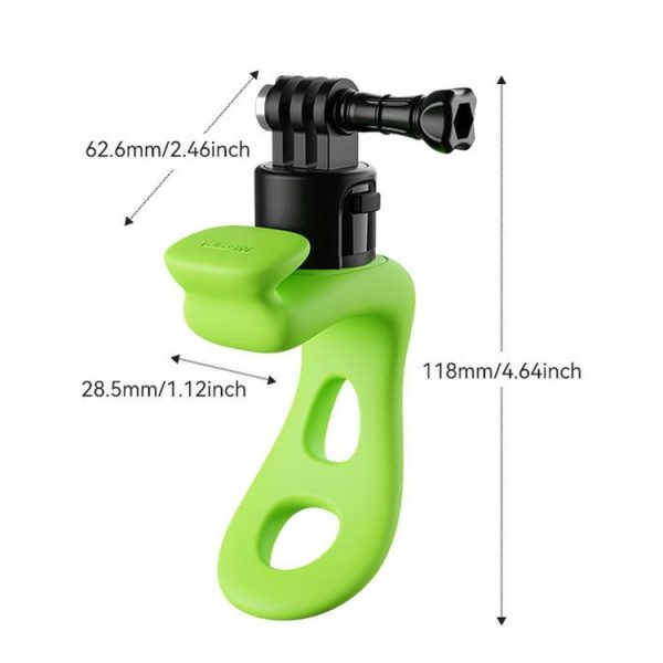 TELESIN TLQ-005 Elastic Quick Release Stand Multi-functional Fixed Silicone Strap Accessories (Black) - Image 3