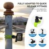 TELESIN TLQ-005 Elastic Quick Release Stand Multi-functional Fixed Silicone Strap Accessories (Black) - Image 5
