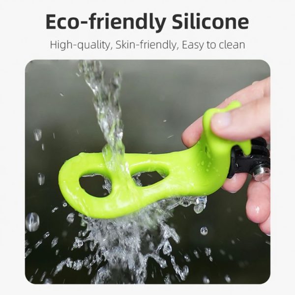 TELESIN TLQ-005 Elastic Quick Release Stand Multi-functional Fixed Silicone Strap Accessories (Black) - Image 8