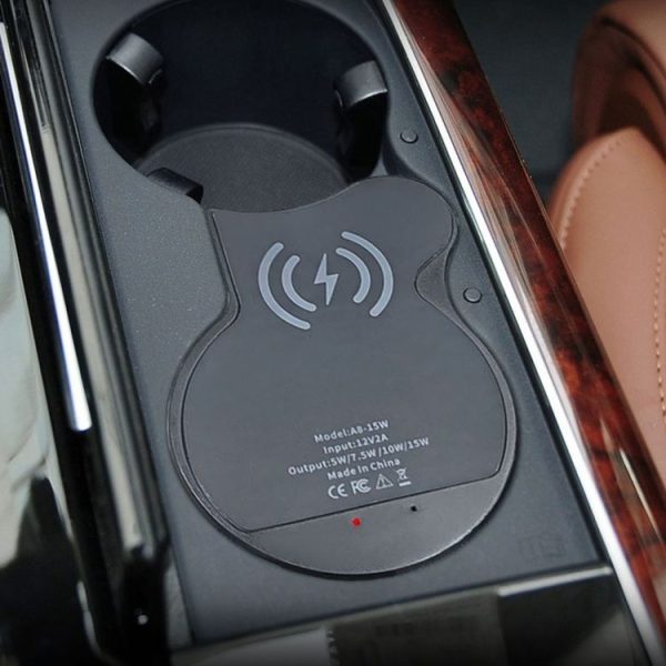 Audi A8 Car Cigarette Lighter Mobile Phone Wireless Charger, Left And Right Driving (2011-2017) - Image 2