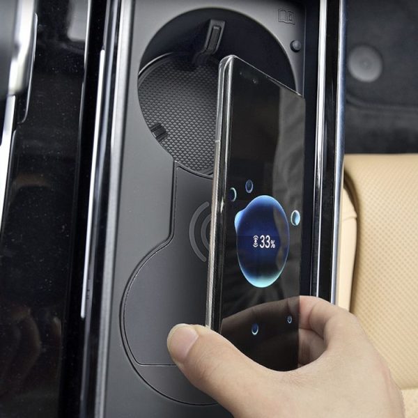 Audi A8 Car Cigarette Lighter Mobile Phone Wireless Charger, Left And Right Driving (2011-2017) - Image 7