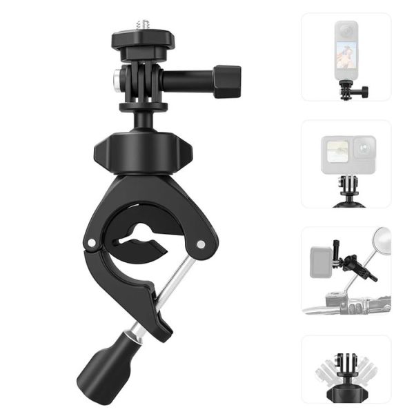 TELESIN TE-HBM-004 Lightweight Stem Clamp Cycling Bracket 360 Degree Adjustable Sports Camera Universal