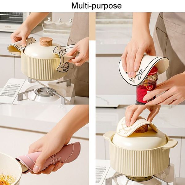 Anti-scald Table Heat Insulation Mat Coaster Simple Lines Greaseproof Non-slip Dinner Plate Pad (Sunset) - Image 8