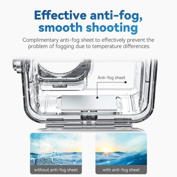 DJI Osmo Action 3 / 4 TELESIN OA-WTP-003 45m Waterproof Shell Sealed Diving Case - Image 3