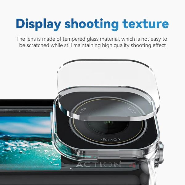 DJI Osmo Action 3 / 4 TELESIN OA-WTP-003 45m Waterproof Shell Sealed Diving Case - Image 5
