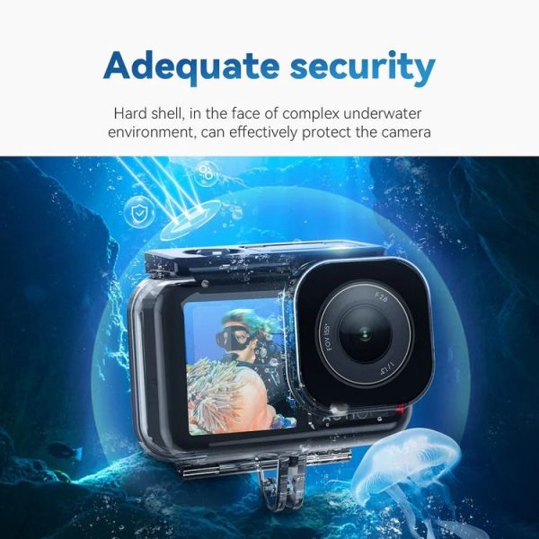 DJI Osmo Action 3 / 4 TELESIN OA-WTP-003 45m Waterproof Shell Sealed Diving Case - Image 7
