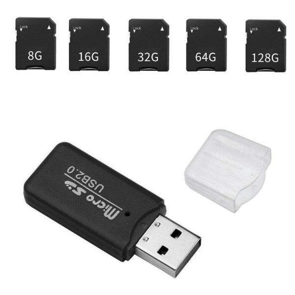 CCD Digital Camera Memory Card + Card Reader (8G) - Image 2
