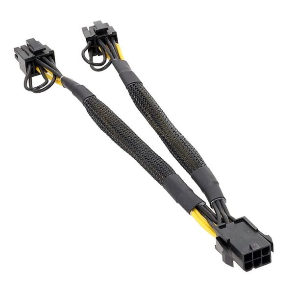 6Pin To Dual 8Pin Graphics Card Set Cable One To Two Power Supply Cable Adapter - Image 2