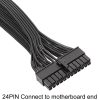 60cm For EVGA 10Pin / 18Pin To 24Pin Flat Cable Module Cable Graphics Card Block Cord - Image 2