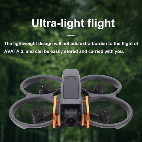 DJI Avata 2 CQT Aluminum Alloy Drone Gimbal Lens Anti-collision Bumper (Black) - Image 10