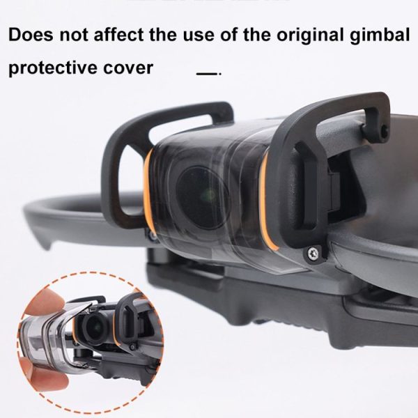 DJI Avata 2 CQT Aluminum Alloy Drone Gimbal Lens Anti-collision Bumper (Black) - Image 4