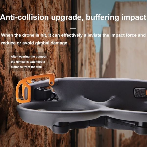 DJI Avata 2 CQT Aluminum Alloy Drone Gimbal Lens Anti-collision Bumper (Black) - Image 8