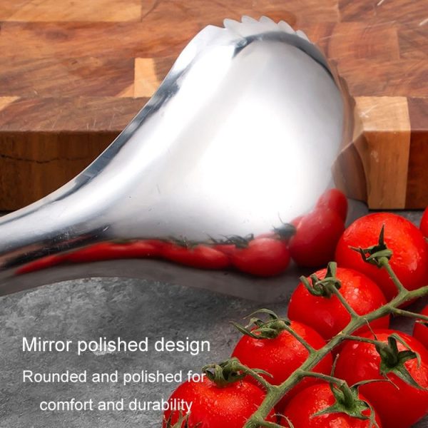Stainless Steel Pumpkin Scooper Multi-functional Manual Corer Fruit Flesh Separator (Silver) - Image 4