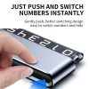 Metal Hidden Temporary Parking Number Plate Ornaments, Color: Single Number Gray - Image 5