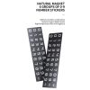 Metal Hidden Temporary Parking Number Plate Ornaments, Color: Single Number Gray - Image 6