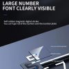 Metal Hidden Temporary Parking Number Plate Ornaments, Color: Single Number Gray - Image 8