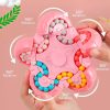 10 Sides Rotating Magical Bean Cube Fingertip Gyro Toy Educational Brain Development Roller Ball Toy (Blue) - Image 6