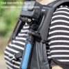 TELESIN GP-MTB-T02 Sports Camera Double Head J-Buckle Backpack Quick Release Conversion Accessory (Rotatable) - Image 2