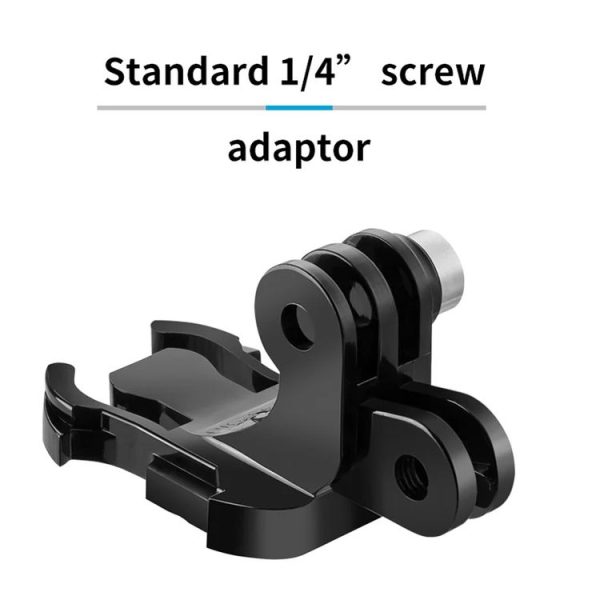 TELESIN GP-MTB-T02-BK Sports Camera Double Head J-Buckle Backpack Quick Release Conversion Accessory - Image 4
