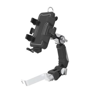 Motorcycle Bicycle Outdoor Cycling Navigation Phone Holder, Style: Rearview Mirror Bracket