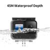 TELESIN GP-WTP-901 45m Diving Shell, For GoPro HERO12 Black / HERO11 Black / HERO10 Black / HERO9 Black Single Shell - Image 2