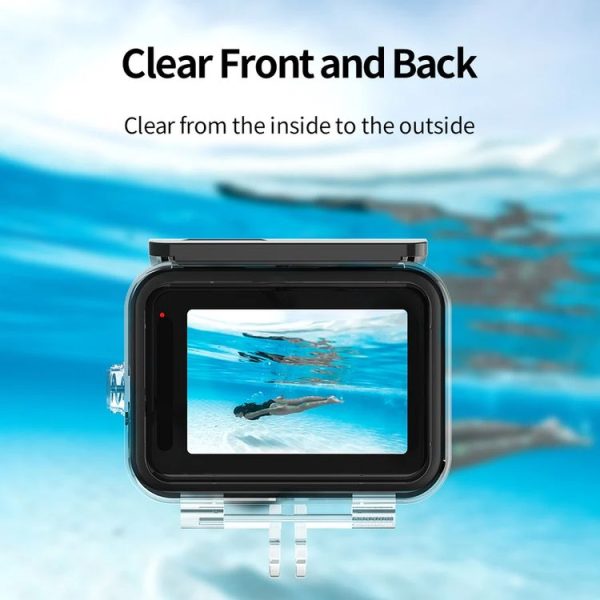 TELESIN GP-WTP-901 45m Diving Shell, For GoPro HERO12 Black / HERO11 Black / HERO10 Black / HERO9 Black Single Shell - Image 8