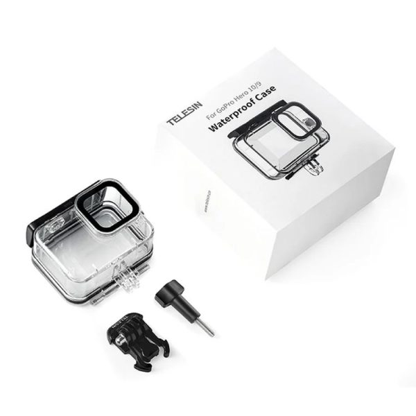 TELESIN GP-WTP-901 45m Diving Shell, For GoPro HERO12 Black / HERO11 Black / HERO10 Black / HERO9 Black Single Shell - Image 9