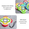 Children Educational Rotating Magic Beans Compass Fingertip Cube Toy Spinning Rolling Balls Gyro (Blue) - Image 8