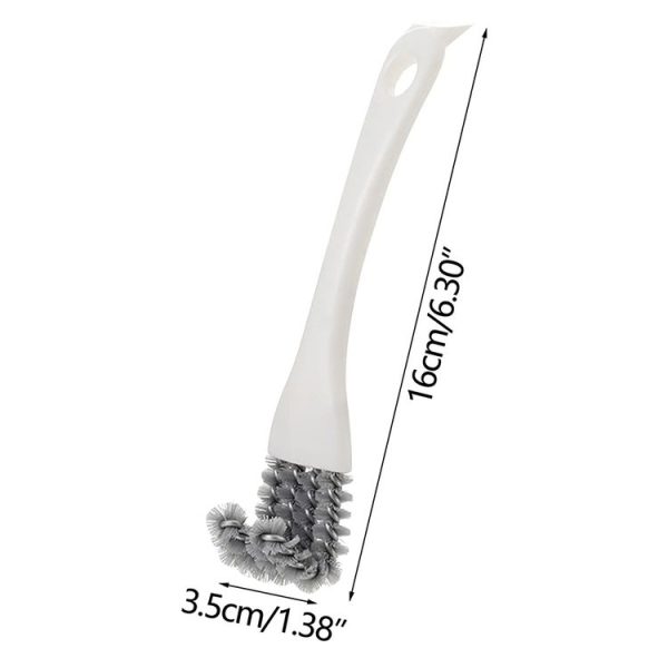 3pcs 2-in-1 Kitchen Stove Cleaning Brush Shovel Barbecue Rack Cleaning Brush (Grid Model) - Image 3