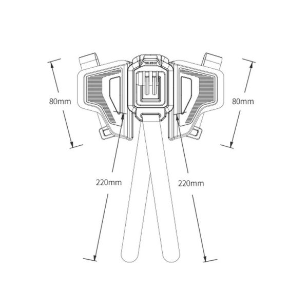 TELESIN GP-HBM-MT2 Universal Helmet Mount Holder For Sports Camera - Image 11