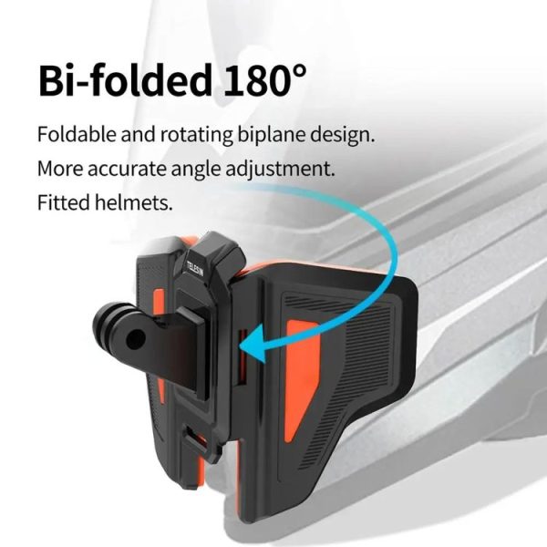 TELESIN GP-HBM-MT2 Universal Helmet Mount Holder For Sports Camera - Image 6