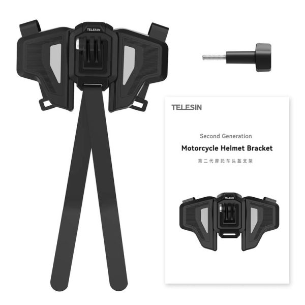 TELESIN GP-HBM-MT2-YH Universal Helmet Mount Holder For Sports Camera - Image 10