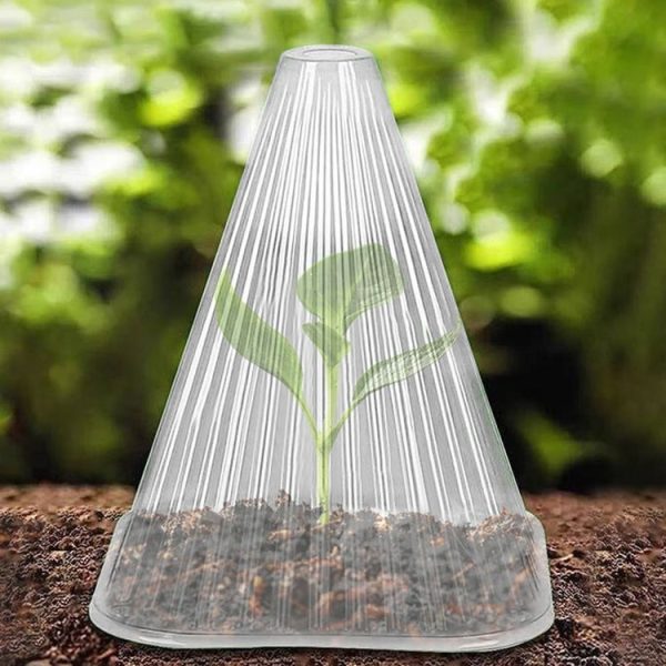 2pcs Field Plant Nursery Protection Cover Seedling Windproof Insulation Shields, Style: Tapered - Image 7