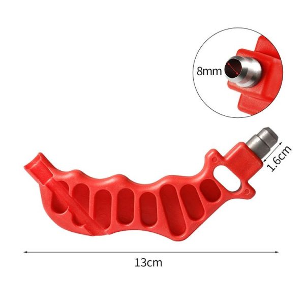 8mm Bypass Drilling Accessories PE Hair Pipe Micro Spraying Hole Puncher (Red) - Image 3