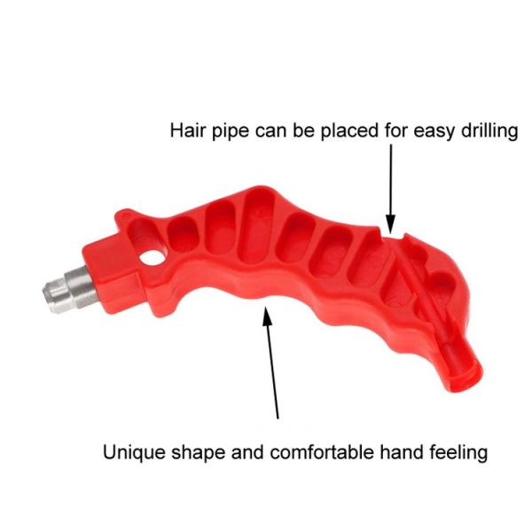 8mm Bypass Drilling Accessories PE Hair Pipe Micro Spraying Hole Puncher (Red) - Image 4