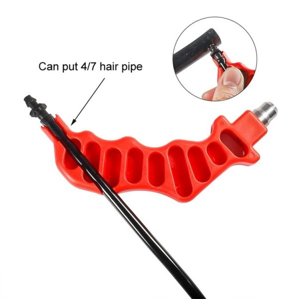8mm Bypass Drilling Accessories PE Hair Pipe Micro Spraying Hole Puncher (Red) - Image 5