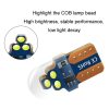 10pcs W5W Width Indicator Light Flashing LED Crystal License Plate Light (Random Color Delivery) - Image 3