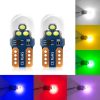 10pcs W5W Width Indicator Light Flashing LED Crystal License Plate Light (Random Color Delivery) - Image 5