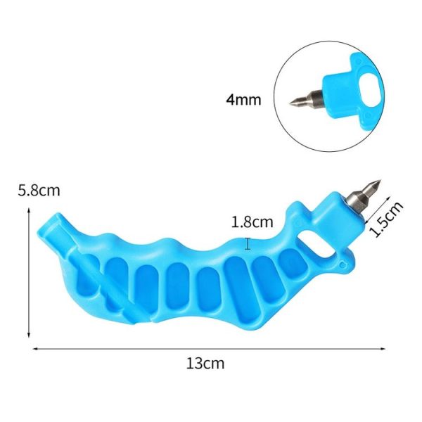 4mm Bypass Drilling Accessories PE Hair Pipe Micro Spraying Hole Puncher (Blue) - Image 3